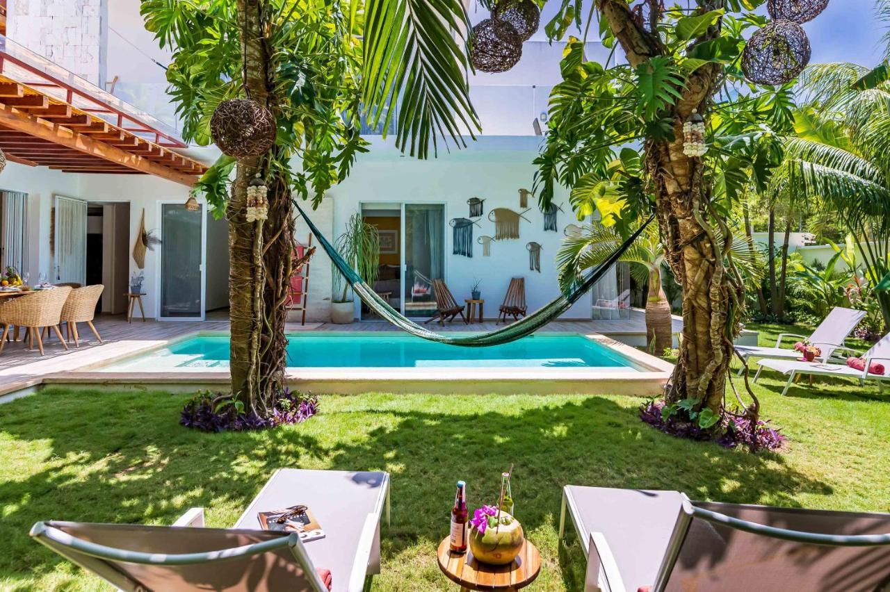 Chic & Mexican Villa, A True Oasis Pool, Security Tulum Eksteriør bilde