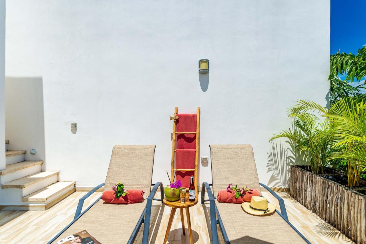 Chic & Mexican Villa, A True Oasis Pool, Security Tulum Eksteriør bilde
