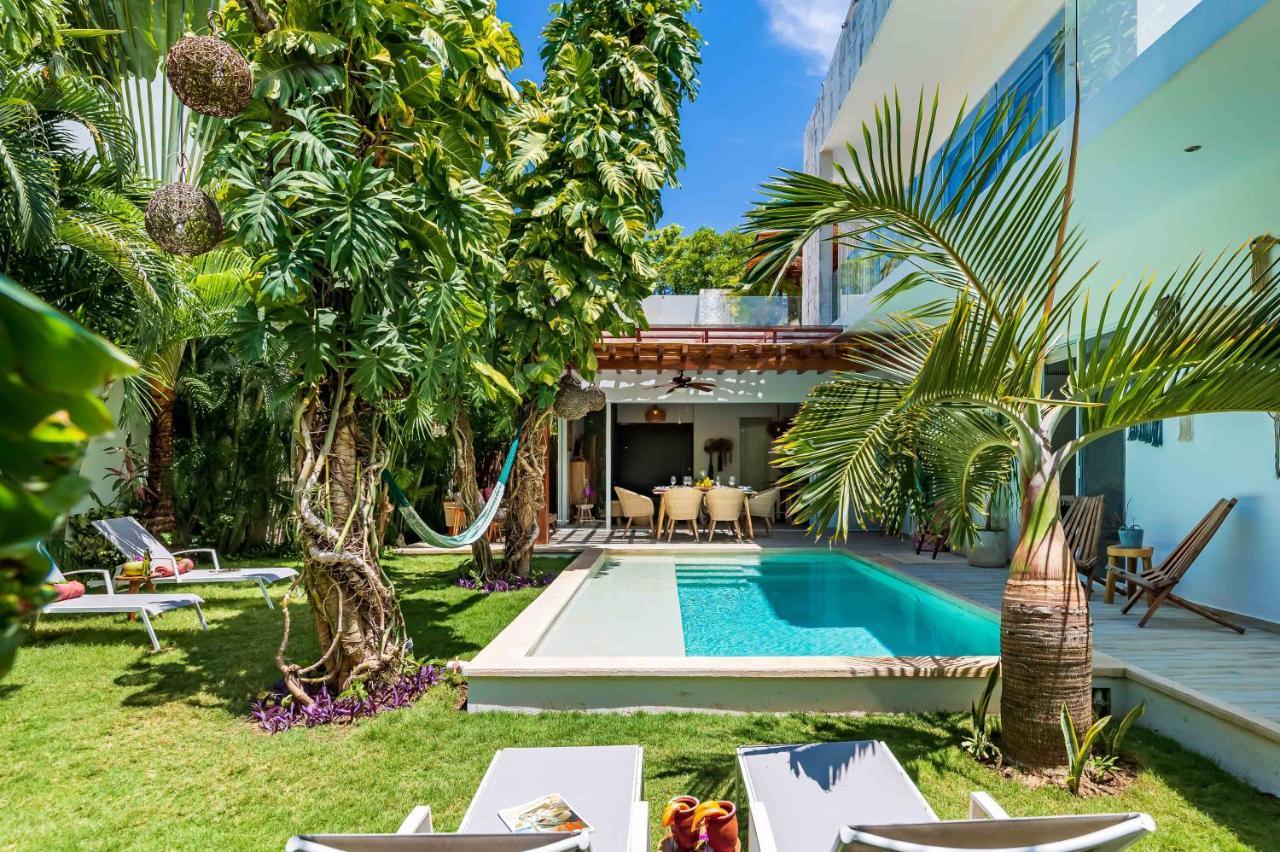 Chic & Mexican Villa, A True Oasis Pool, Security Tulum Eksteriør bilde